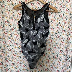 Size 4-6, Time and Tru, Black/White One Piece